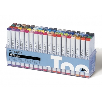 set copic marker a 72 couleurs