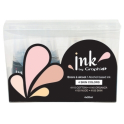 ink by graph it 4 recharges d encre skin colours