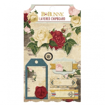 layered chipboard juliet 6 pieces