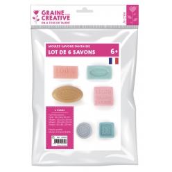 moule pour savon mini 6 pieces