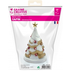 moule en latex sapin de noel