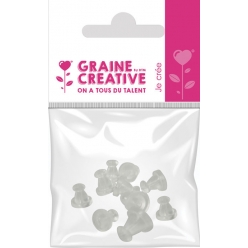 embout caoutchouc classique boucle d oreille 5paires