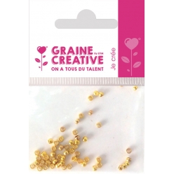 perles a ecraser plombs 2mm bronze 60 pieces