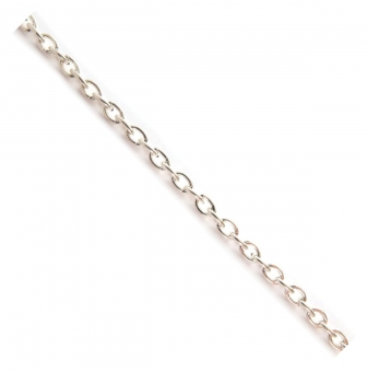 chaine maille jaseron o3mm anthracite au metre