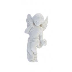 objet en platre ange chantant