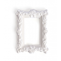 mini cadre en platre rectangle baroque