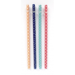pailles pois semi rigide 19 cm