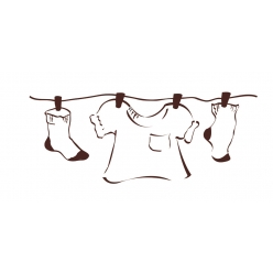 tampon en bois naissance layette