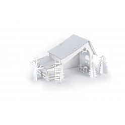 creche a monter soi meme carton 29 cm
