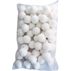 boules cellulose blanches o6cm 20 pieces