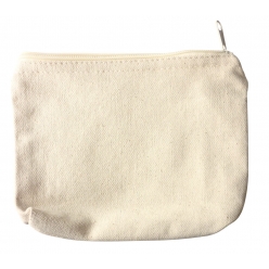 pochette maquillage en coton a decorer 18 cm