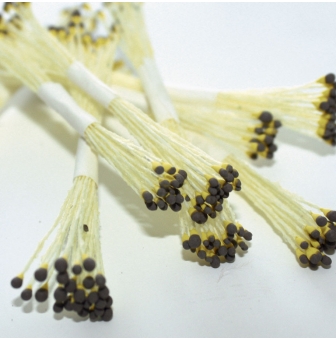 pistils jaunes fonces 18 bottes de 15