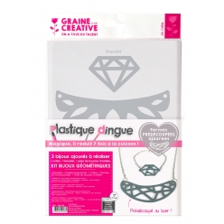 kit plastique dingue bijoux geometriques