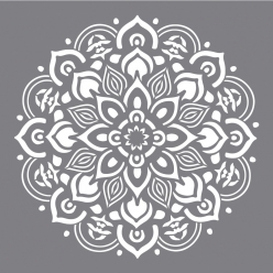 pochoir mandala 265 cm