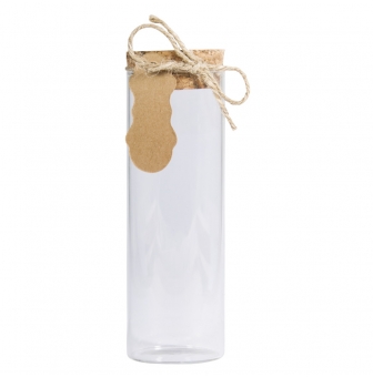 recipient verre avec couvercle liege o45 cm