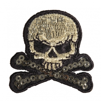 motif thermocollant skull and bones