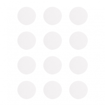 stickers vierges ronds diametre 25 cm 36 pieces