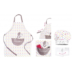 tablier et toque pour enfant scrapcooking