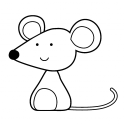 tampon en bois souris