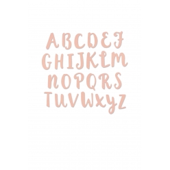 matrice decoupe et embossage die thinlits sizzix alphabet maj