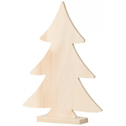 sapin en bois a decorer  20cm
