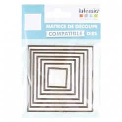 matrice de decoupe die carres petit
