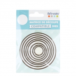 matrice de decoupe die cercles petit