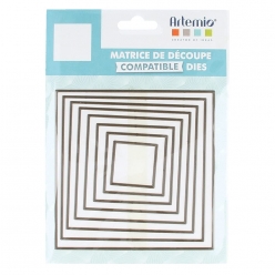 matrice de decoupe die carres grand