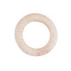 anneaux en bois brut 35 cm