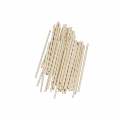 baguettes en bois rondes 4 mm o nature 60 pieces