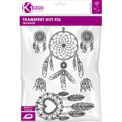 transfert thermocollant attrape reves noir a4