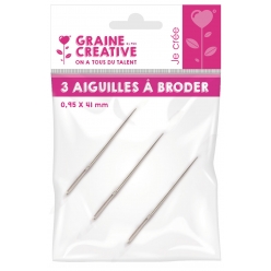 aiguilles a broder 3 pieces 095x41mm
