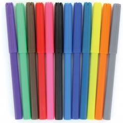 stylos feutre 12 pieces