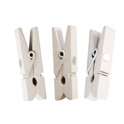 pince a linge magnetique 35 cm blanc x10 pieces