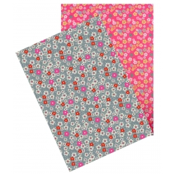 washi paper papier adhesif a4 2 feuilles fleurs liberty