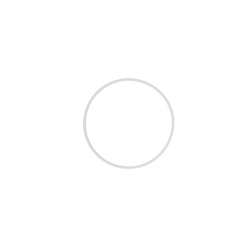 armature abat jour cercle o 10 cm blanc
