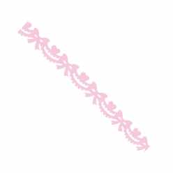ruban adhesif fantaisie 15 cm x 1 m noeuds rose