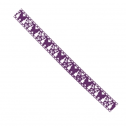 ruban adhesif fantaisie 15 cm x 1 m paillons violet