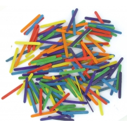 batonnets en bois multicolore 06 x 55 cm 200 pieces