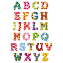 gommettes alphabet 2 de 3 a 4 cm x 52 pieces