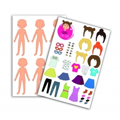 gommettes cree ton look de 2 a 13 cm 42 pieces