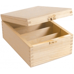 boite en bois rangement photos 24 x 17 x 105 cm