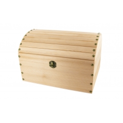 coffre de pirate en bois 53 x 37 x 29 cm