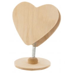 marque place en bois ressort coeur 75 x 125 cm