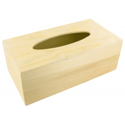 boite a mouchoirs en bois 28 x 14 x 7 cm