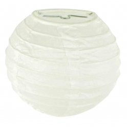 lampion en papier blanc diametre 10 cm 2 pieces