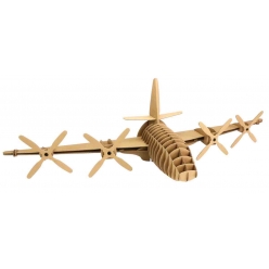 maquette en carton a assembler trophee avion 18x20x28 cm