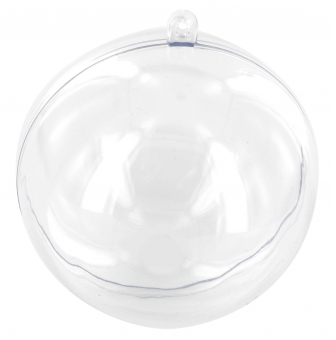 boule en plastique cristal transparent 10 cm