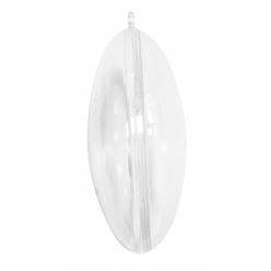 medaillon boule en plastique 9 x 2 cm