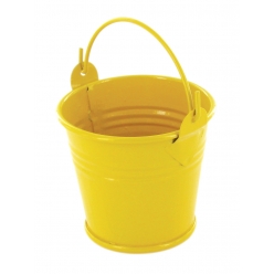 seau en metal jaune o 65 cm x h 62 cm